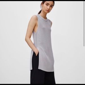 Wilfred wool sleeveless tunic top
